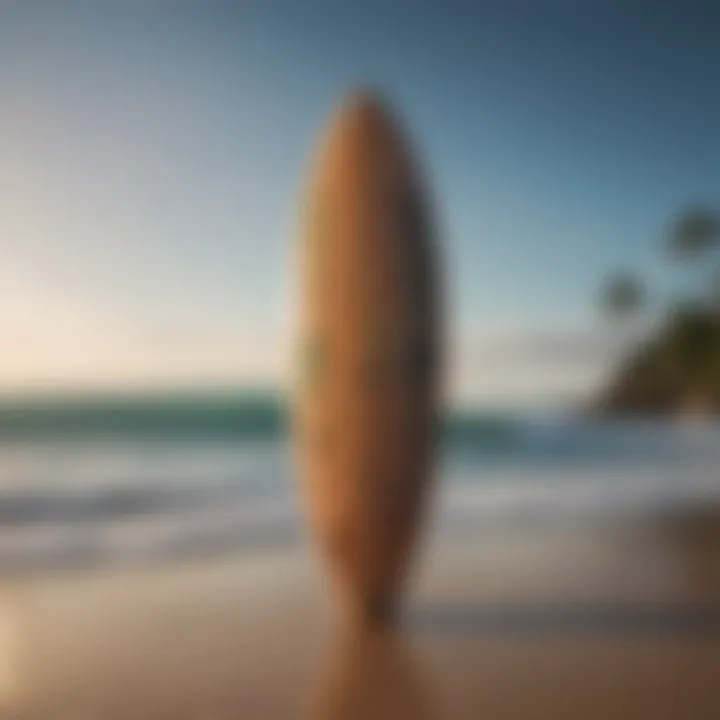 Diverse Surfboard Collection at Mako Surf Camp A vibrant surfboard collection showcasing different styles and designs