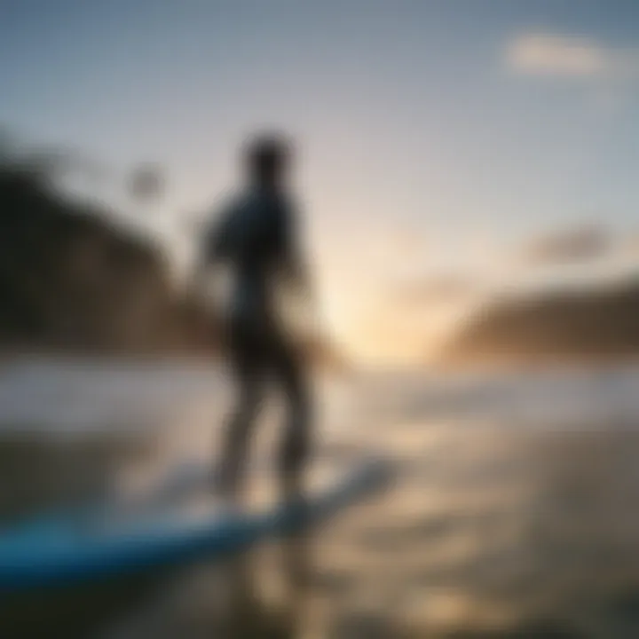 Surfing Lesson at Mako Surf Camp Participants enjoying a surfing lesson with an instructor on a sunny beach