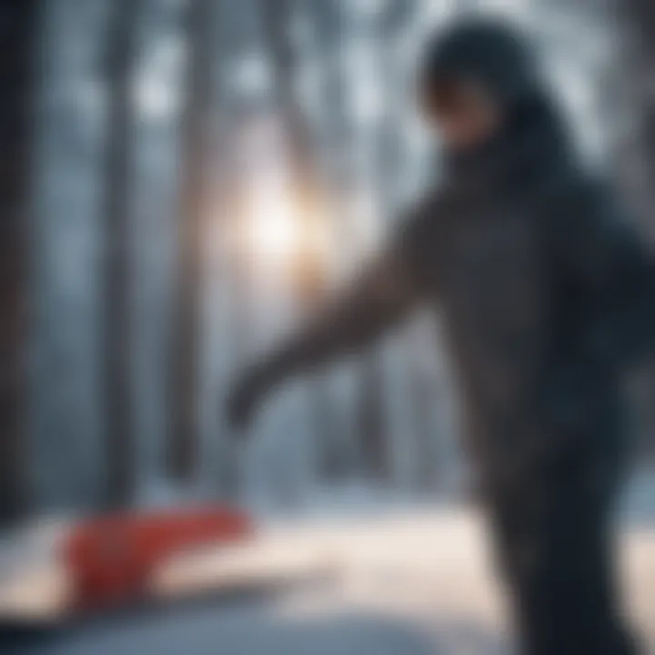 Different riding styles suitable for medium flex snowboards in action