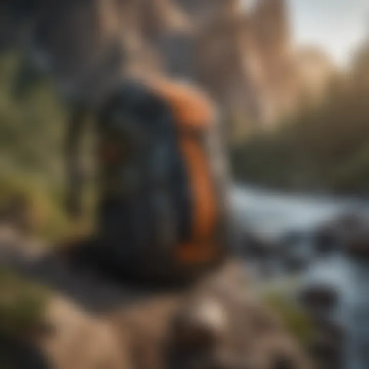Patagonia Black Hole 55L pack in an outdoor setting showcasing its versatility