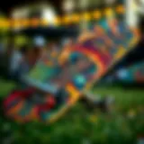 A vibrant Plan B skate deck showcasing intricate artwork