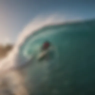 Riding the Perfect Wave at Punta Mango Ideal surfing conditions with perfect waves