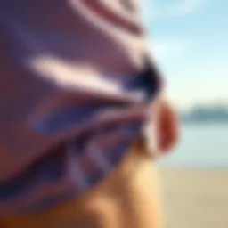 Close-up view showcasing the advanced fabric technology of Rip Curl Mirage Boardwalk Shorts, demonstrating its durability and stretch.