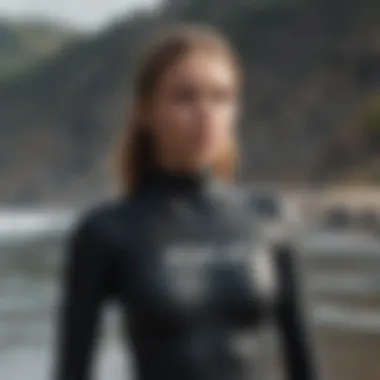 A selection of RVCA wetsuits arranged aesthetically to highlight their unique designs