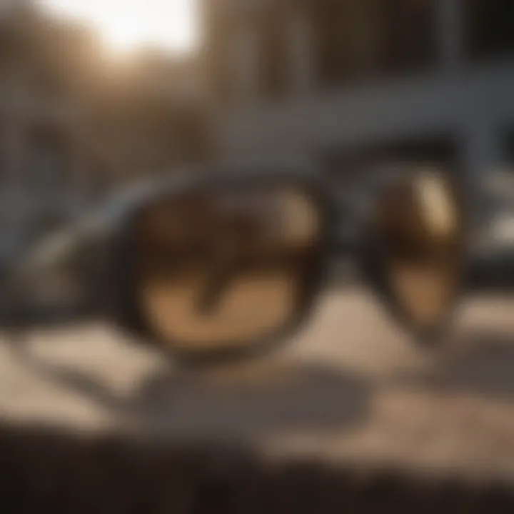 Spy Logan sunglasses worn during an extreme sports activity.