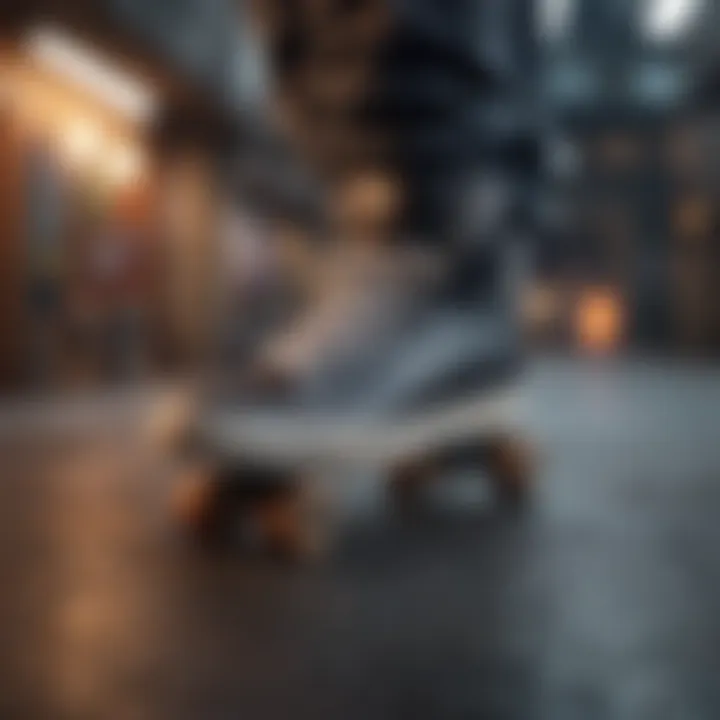Skate shoes featuring innovative construction techniques
