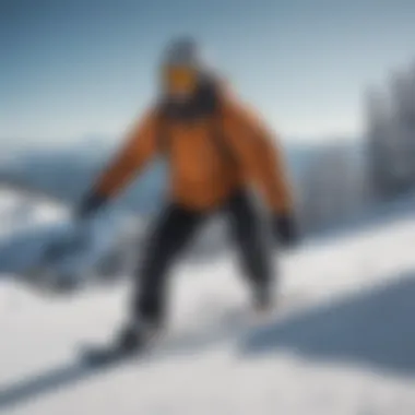 Performance in Action: Salomon Snowboard Experience Rider demonstrating Salomon snowboard performance on slopes