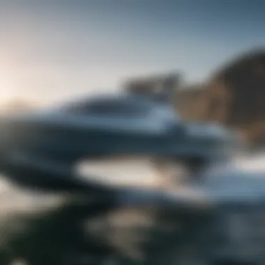 Innovative Hydrofoil Technology Close-up of hydrofoil design and technology