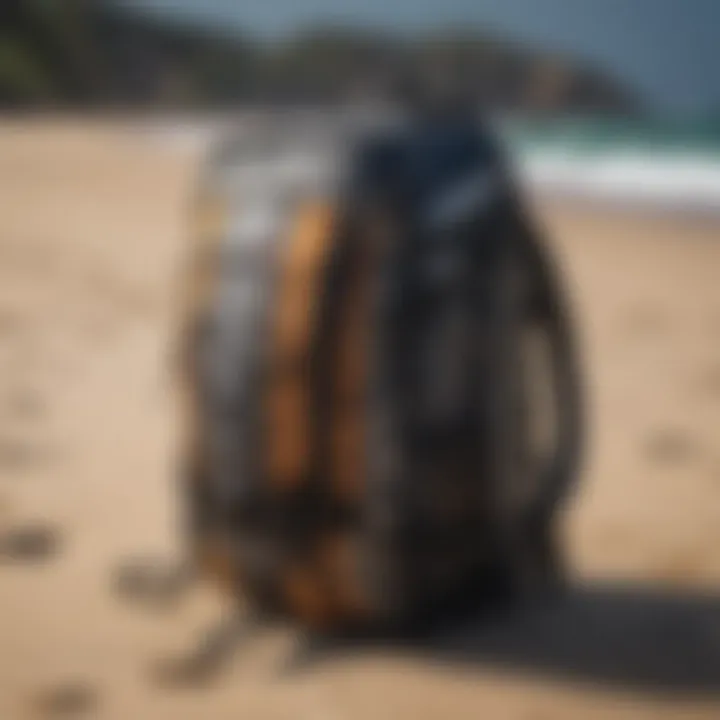 Variety of Kite Surfing Bags Available Different types of kite surfing bags displayed side by side