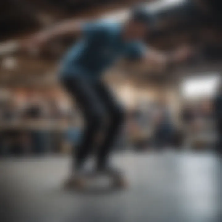 Community event held at the Geometric Skate Shop fostering local engagement