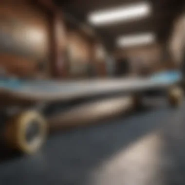 A selection of skateboards highlighting different brands and designs