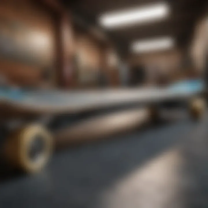A selection of skateboards highlighting different brands and designs