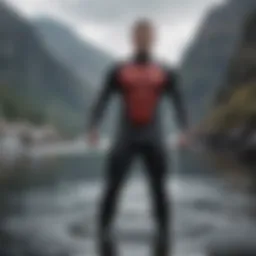 High-performance wet suit designed for extreme water sports