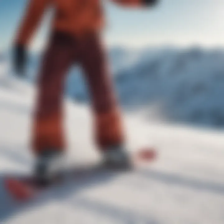 Salomon Pulse snowboard in action on the slopes showcasing its performance.