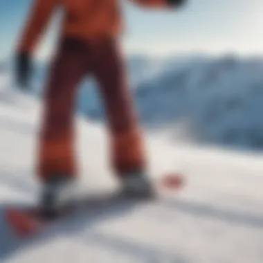 Salomon Pulse in Action Salomon Pulse snowboard in action on the slopes showcasing its performance.