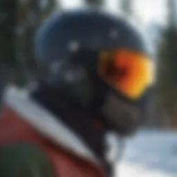 A sleek Triple Eight ski helmet showcasing advanced design elements