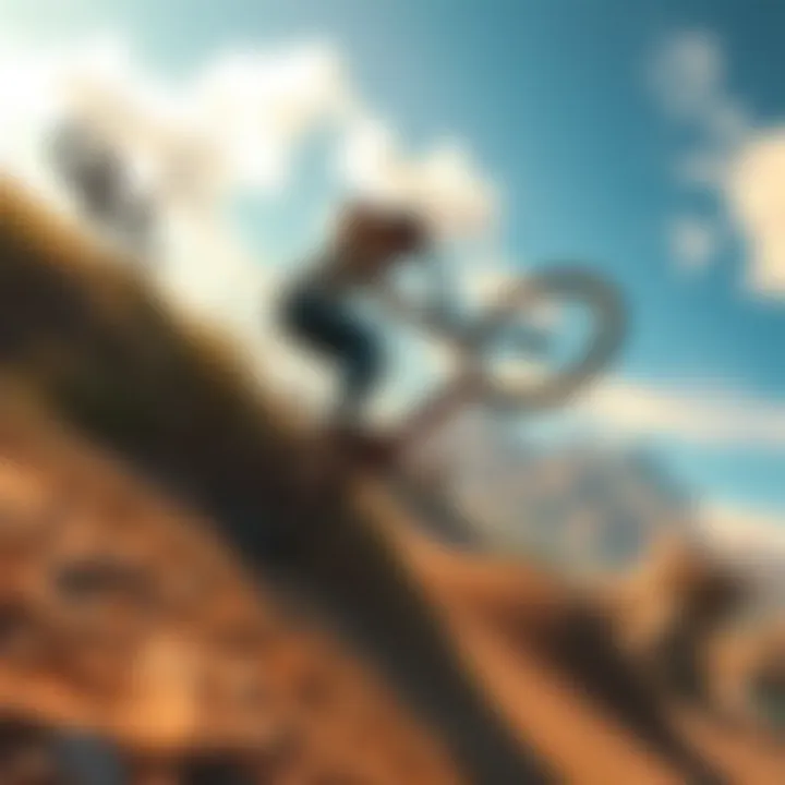 Virtual Adventures: The Diversity of BMX Game Environments An immersive virtual BMX landscape showcasing diverse terrains