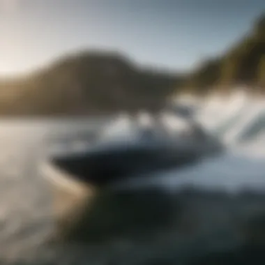 Cutting-Edge Technology in Wakesurfing Boats Luxury wakesurfing boat with advanced tech