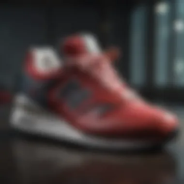 An array of exclusive New Balance collaborations displayed in a stylish setting.