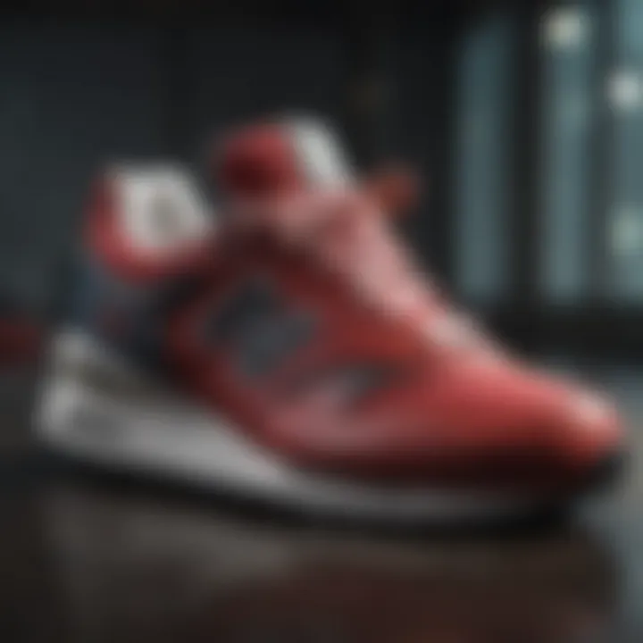 An array of exclusive New Balance collaborations displayed in a stylish setting.