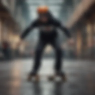 Envisioning the Future of Valo Skate A visionary representation of the future of Valo Skate in extreme sports