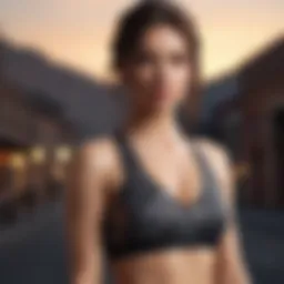 Innovative cutout design on a cropped cami top