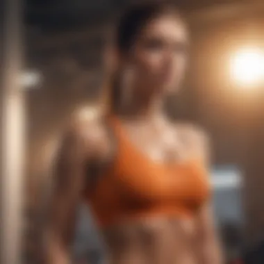 Extreme sports enthusiast wearing a cutout cropped cami top