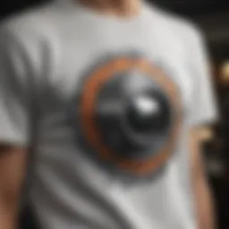 Fashionably Abstract Graphic Tee Design