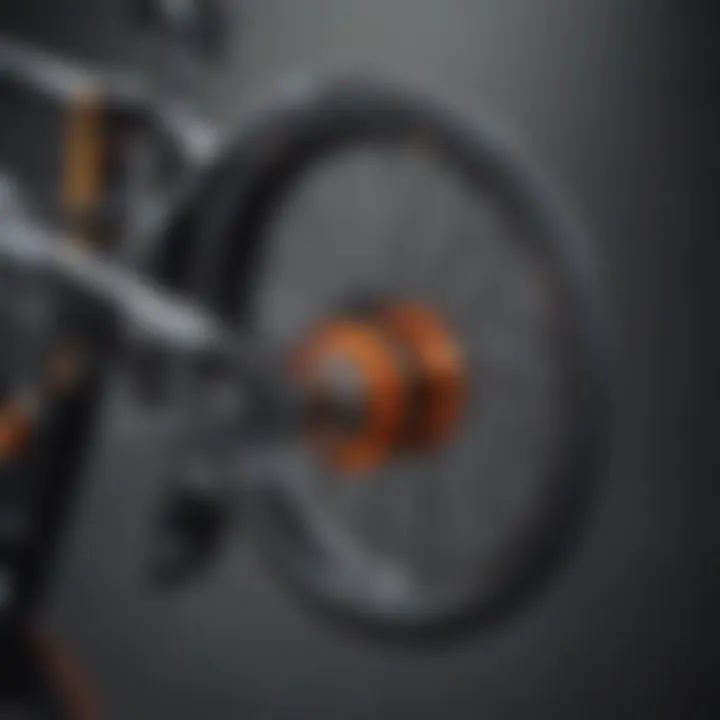 Close-up of Fitbikeco BMX components demonstrating high-quality craftsmanship