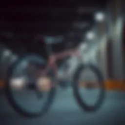 High-performance BMX racing bike showcasing lightweight aluminum frame