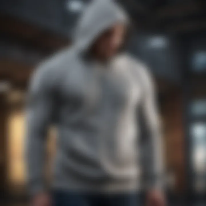 Grey Pullover Hoodie Comfort and Fashion Fusion