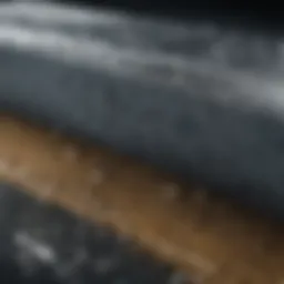 A close-up view of hydro board materials showcasing their quality and durability