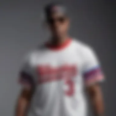 Iconic Design Elements Iconic Design Elements of Mitchell and Ness Dennis Rodman T-Shirt