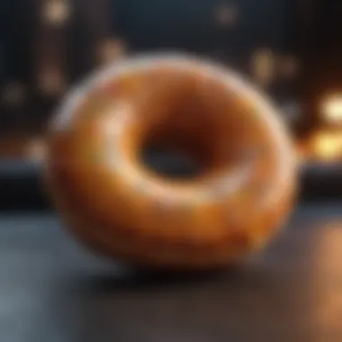 Innovative doughnut fanny pack showcasing intricate design