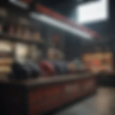 Herschel store with innovative product displays