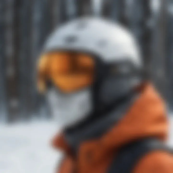 Innovative snowboarding helmet with ventilation system