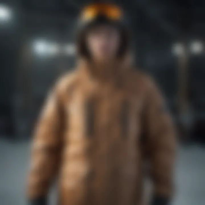 Innovative snowboarding jacket by LL Bean