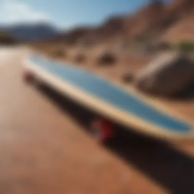 Innovative Concave Shape Longboard Deck Longboard deck showcasing innovative concave shape