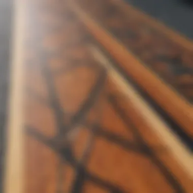 Striking Geometric Patterns Longboard Deck Longboard deck featuring striking geometric patterns