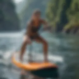 Majestic SUP Race in Pristine Waters