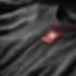 A close-up of the Mayhem sweatshirt showcasing its unique stitching and design elements.