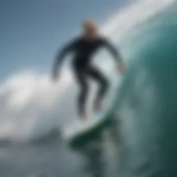 Mick Fanning surfing a powerful wave