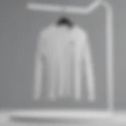 Minimalist White Nike Long Sleeve on Hanger