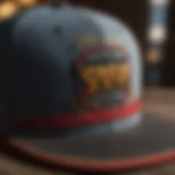 Modern Snapback Design with Intricate Embroidery