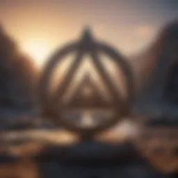 Mystical symbol representing the concept of 'alo'