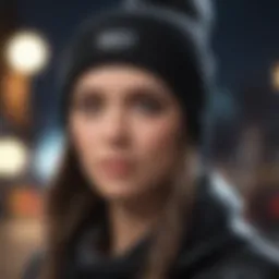 Elegant Neff Lawrence Beanie in Black