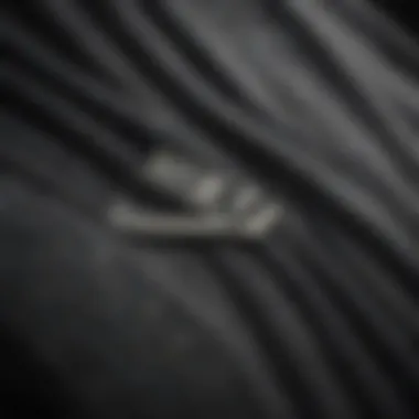 Luxurious Fabric Detail Nike Basic Sweatshirt fabric texture close-up