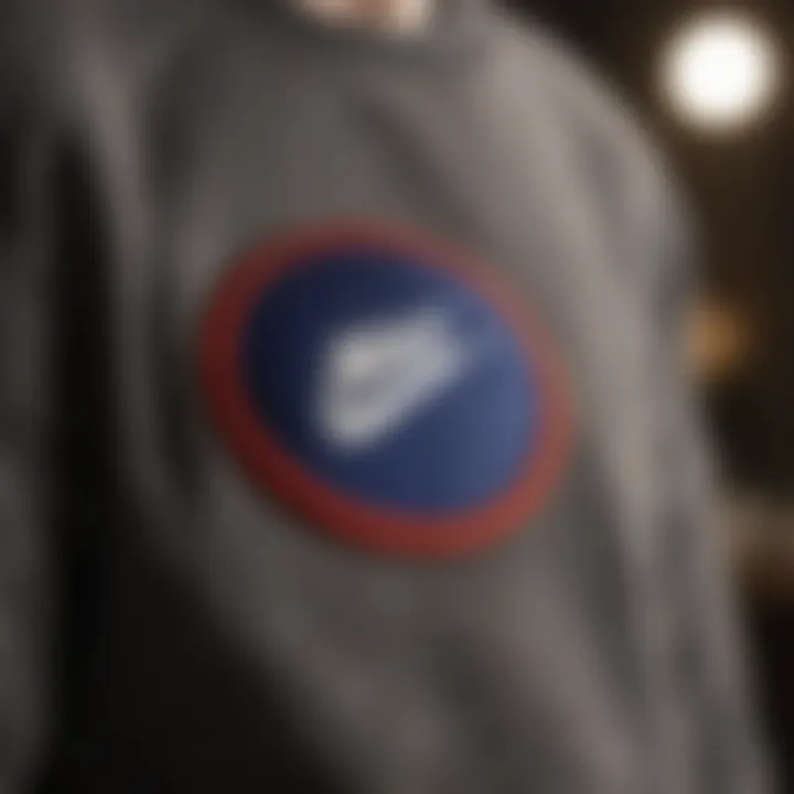 Nike Basic Sweatshirt logo embroidery craftsmanship