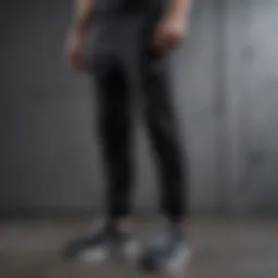 Sleek design of Nike Club Joggers in black showcasing modern aesthetics