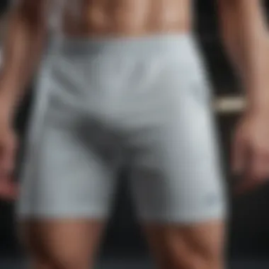 Cutting-Edge Technology Fabric Detail Nike Sports Wear Club Shorts - Technology Fabric Close-up